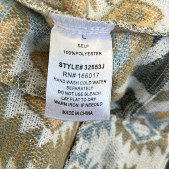 Aztec crop moto zip up jacket - Picture 6 of 7